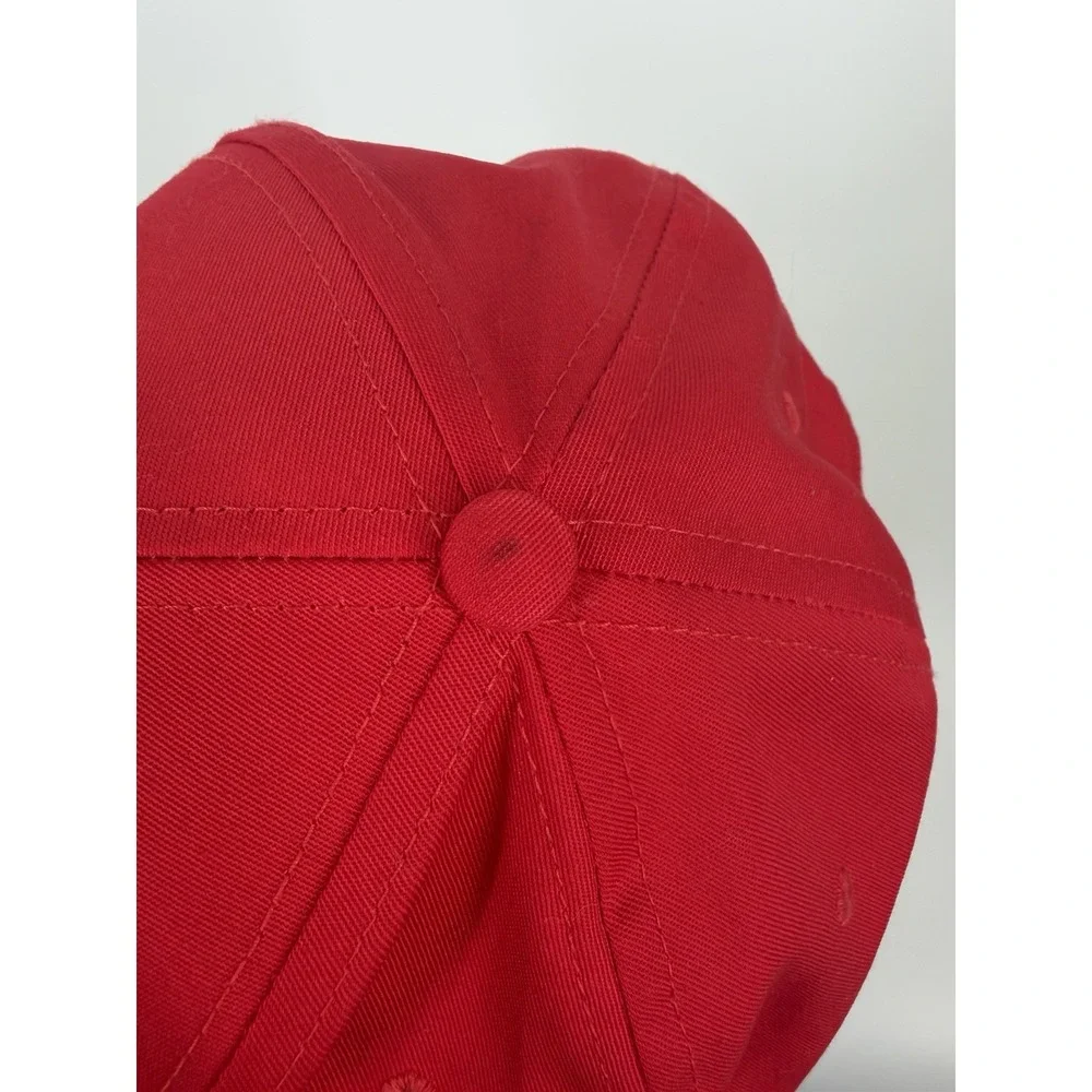 Vintage‎ 90s Rutgers University Snapback Hat Red NCAA Nissin Cap